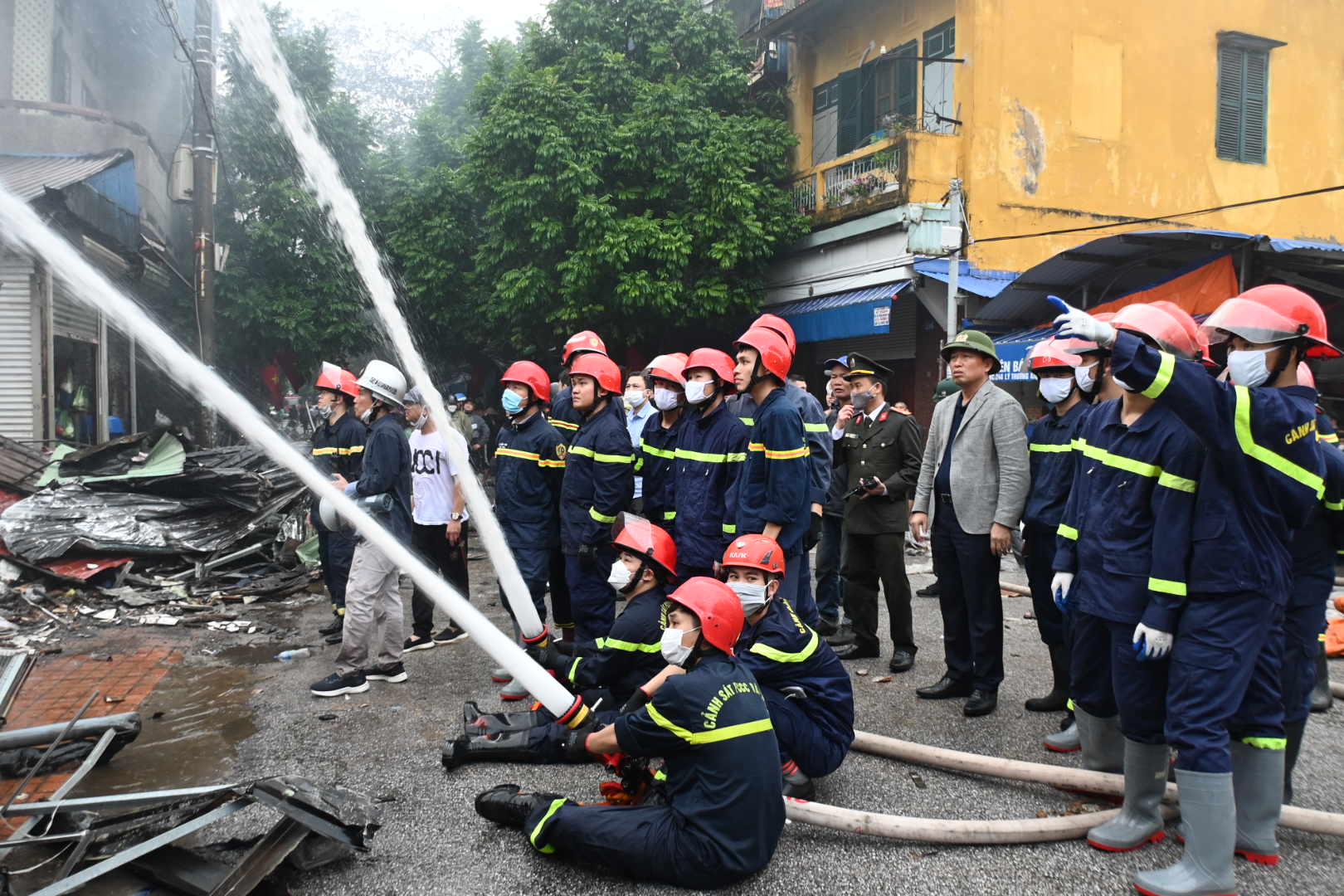 Thông tin về vụ cháy chợ Tam Bạc (quận Hồng Bàng)